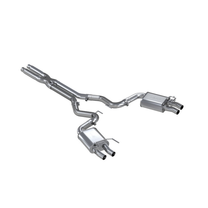 MBRP S7201304 16-20 Ford GT350/GT350R Dual Quad Split Rear Outlet 3in Cat Back T304 Exhaust