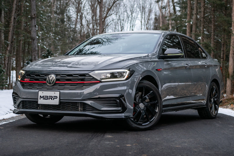 MBRP S46083CF 19-21 VW Jetta GLI T304 SS 3in Cat-Back Dual Split Rear Exit Exhaust - Carbon Fiber Tips