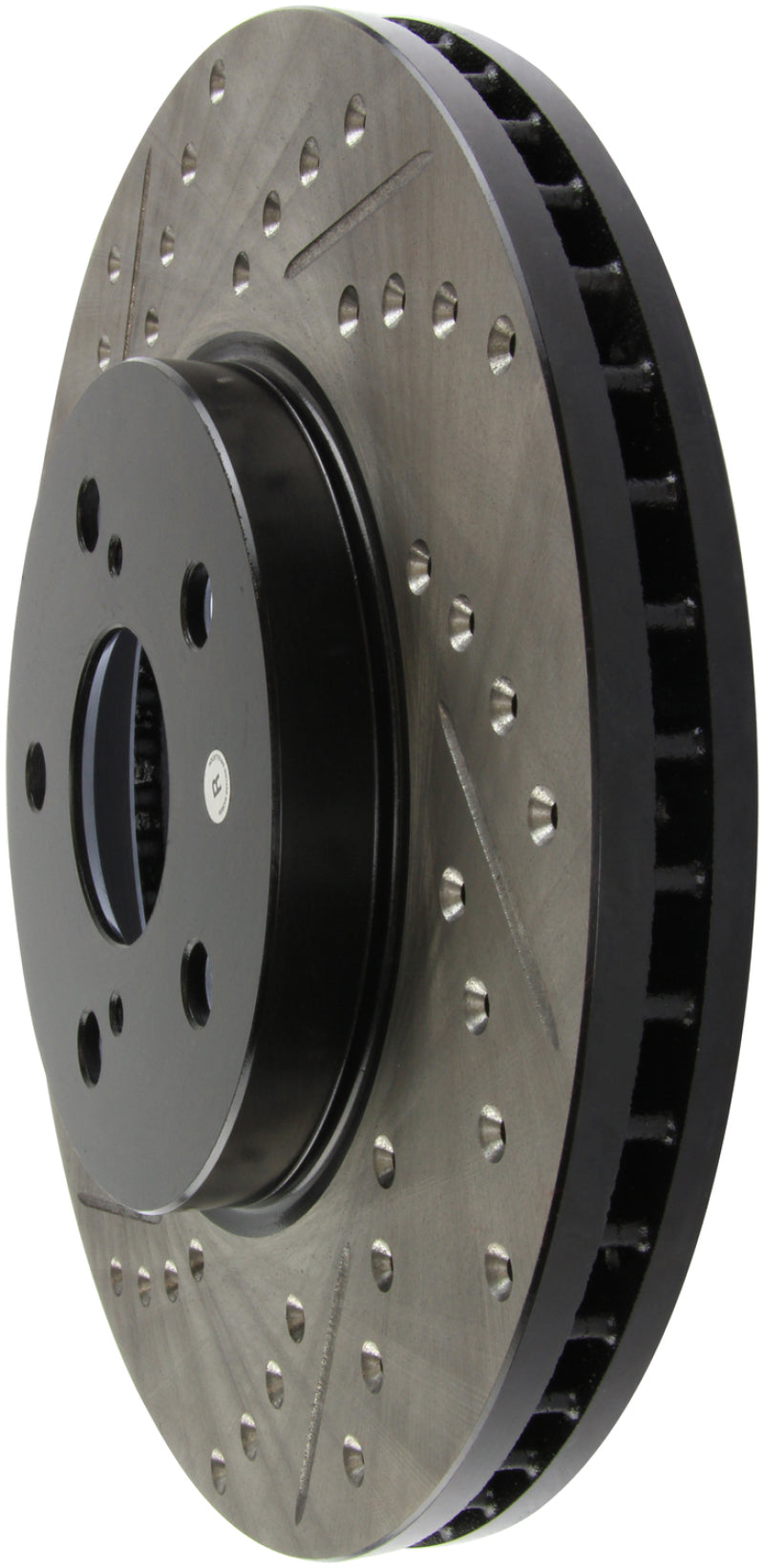 Stoptech 127.44125R StopTech 02 Lexus ES 250/300/330/350 / 05-07 Toyota Avalon Slotted & Drilled Right Front Rotor