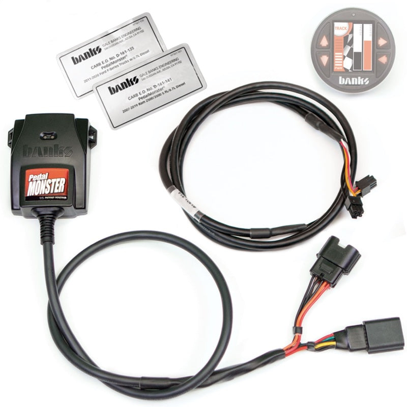 Banks Power 64311-C Pedal Monster Throttle Sensitivity Booster for Use w/ Exst. iDash - 07-19 RAM 2500/3500