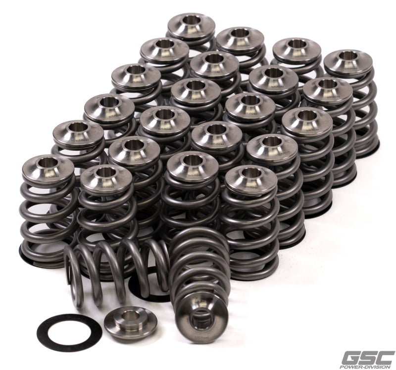 GSC Power Division 5016 GSC P-D Nissan VQ35 Extreme Conical Valve Spring Titanium Retainer and Spring Seat Kit
