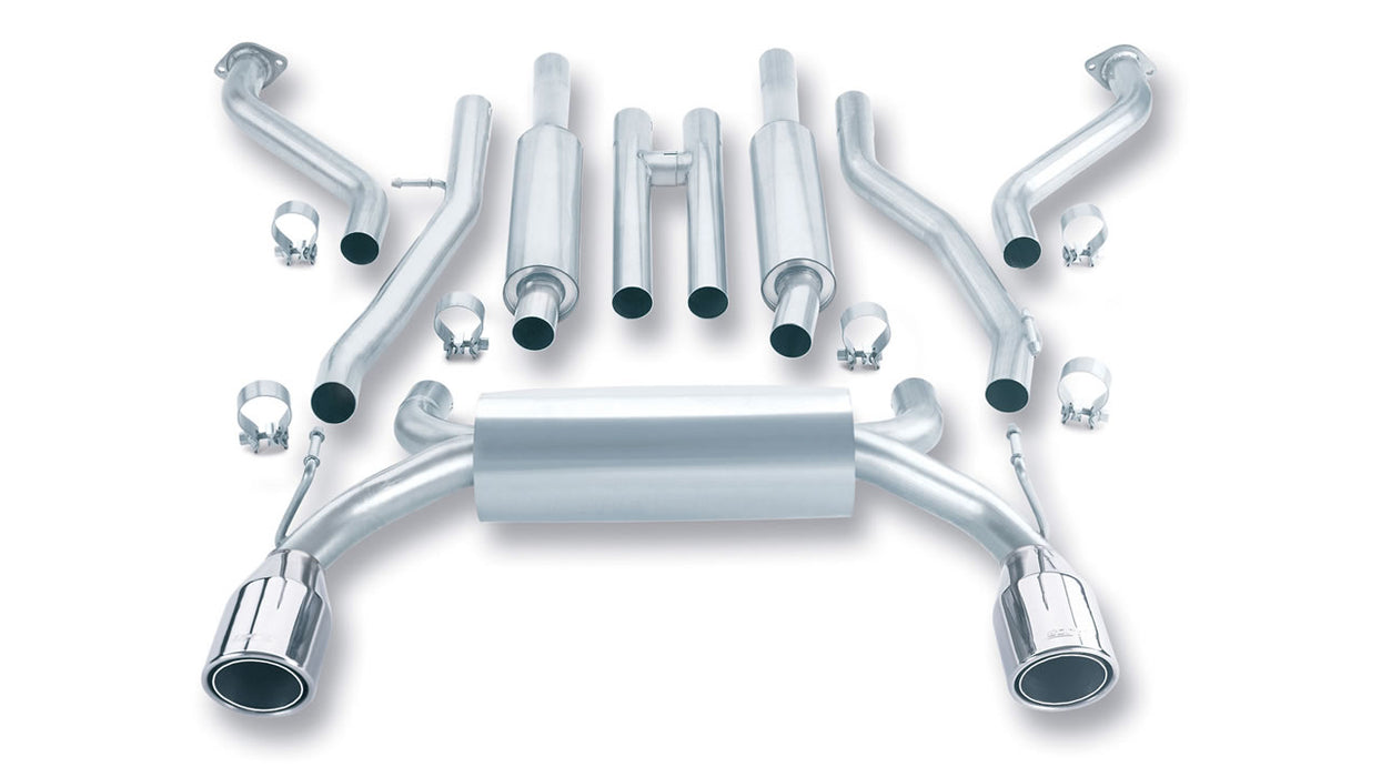 Borla 140045 03-08 350Z True Dual Cat-Back Exhaust 2BOXES