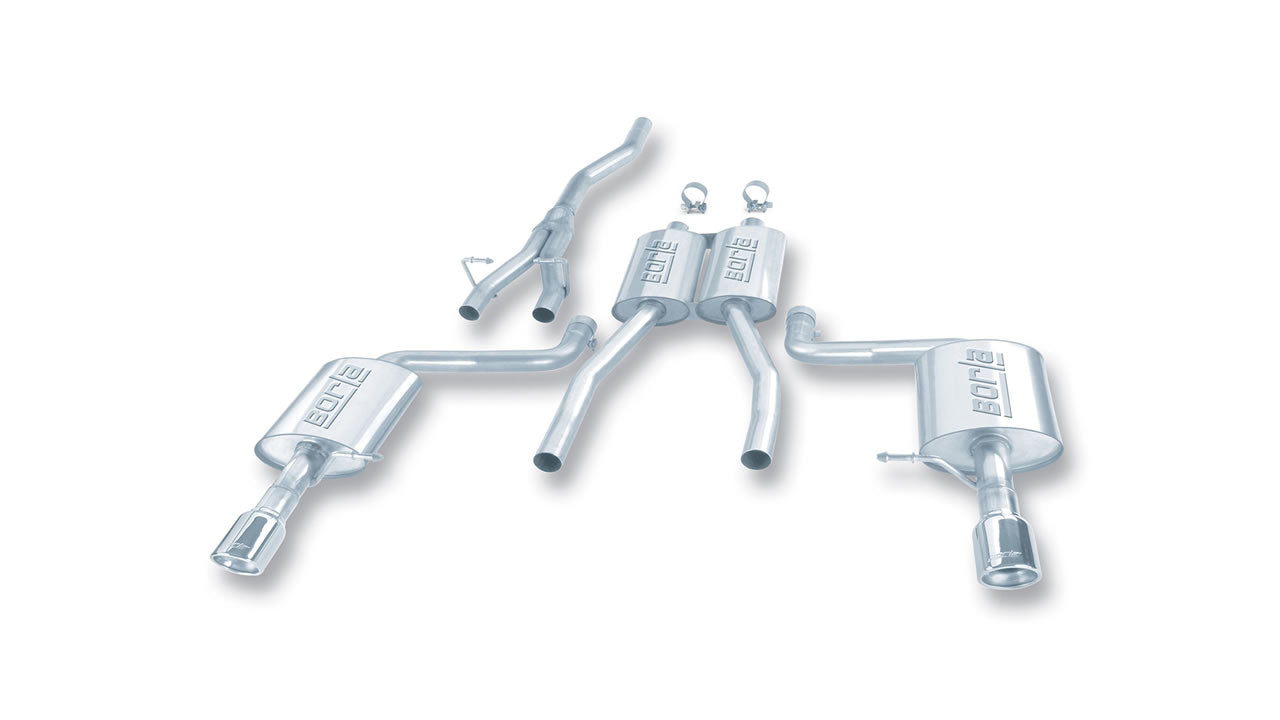 Borla 140100 Cat Back system for 02-08 Audi A4 Quattro 2.0L 4cyl