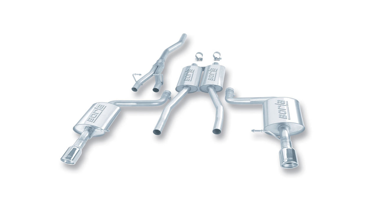 Borla 140100 Cat Back system for 02-08 Audi A4 Quattro 2.0L 4cyl