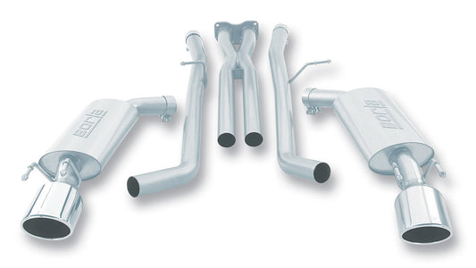 Borla 140165 05-06 Pontiac GTO Coupe 2dr 6.0L 8cyl AT/MT 4spd/6spd RWD SS Catback Exhaust w/ inXin Pipe