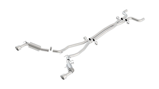 Borla 140280 2010 Camaro 6.2L V8 S Type Catback Exhaust (does not work w/ factory ground affects package -