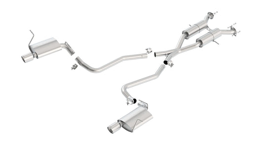 Borla 140406 11-16 Jeep Grand Cherokee Limited/Laredo 5.7L 8cyl 4WD/RWD SS Catback Exhaust
