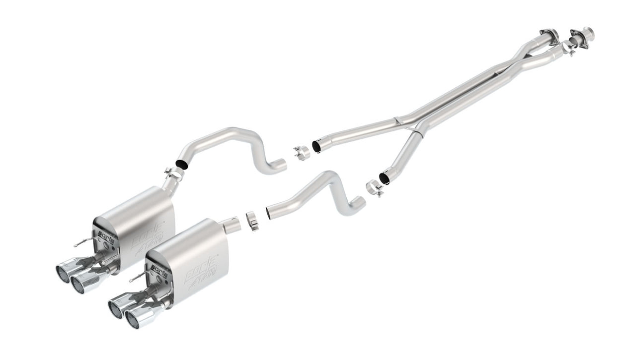Borla 140414 09-11 Chevrolet Corvette 6.2L V8 Aggressive ATAK Catback Exhaust