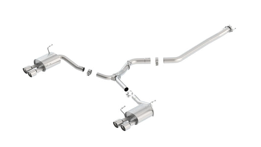 Borla 140418 11-14 Subaru Impreza WRX/STI Sedan 4dr ATAK SS Catback Exhaust
