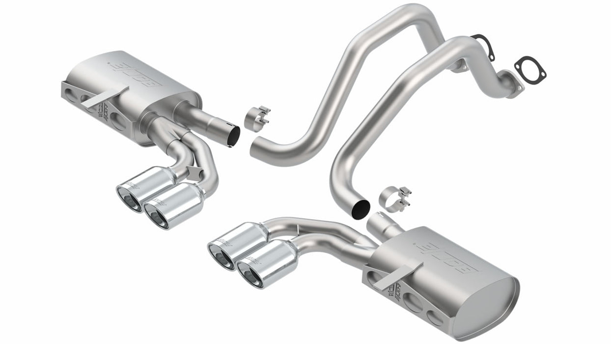 Borla 140426 97-04 Chevrolet Corvette 5.7L 8cyl Touring SS Catback Exhaust