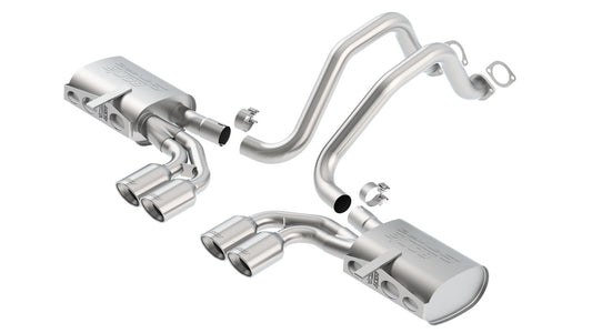 Borla 140427 97-04 Chevrolet Corvette 5.7L 8cyl S-Type SS Catback Exhaust