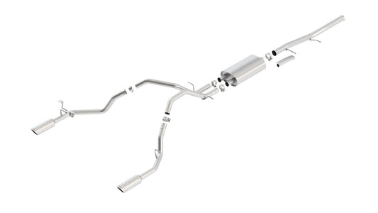 Borla 140429 09-11 Chevrolet Silverado / 09-11 GMC Sierra S-Type SS Catback Exhaust