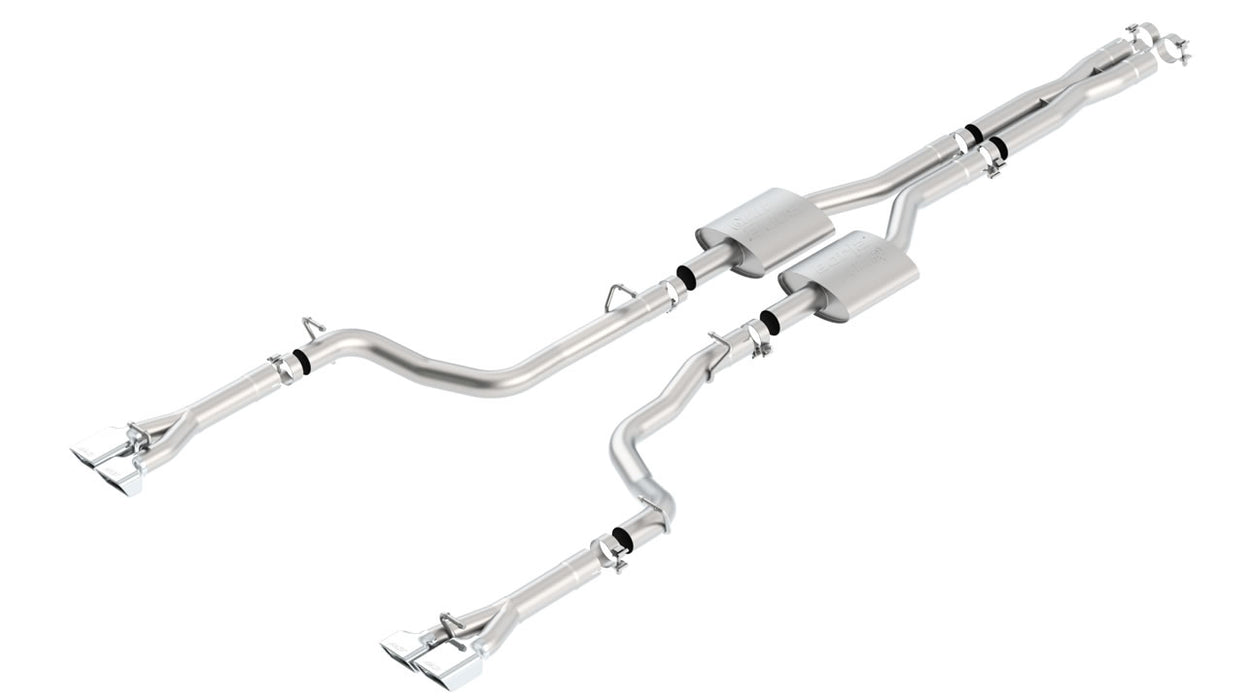 Borla 140436 11 Dodge Challenger SRT8 Coupe AT/MT 5/6spd 6.4L 8cyl ATAK SS Catback Exhaust
