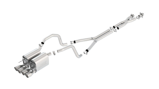 Borla 140452 05-08 Chevrolet Corvette Coupe/Conv 6.0L/6.2L 8cyl 4spd/6spd RWD inS-Type IIin Catback Exhaust