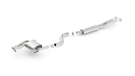 Borla 140505 08-12 BMW 328i Sdm E90 2.0L RWD Dual Left Rear Exit Touring Cat-Back Exhaust