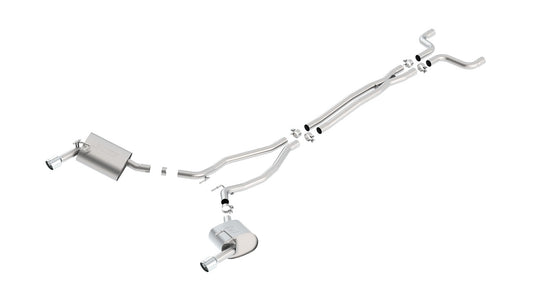 Borla 140526 14-15 Camaro 3.6L V6 Single Split Rear Exit Touring Catback Exhaust