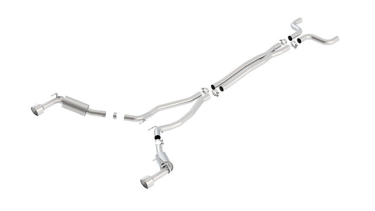 Borla 140530 14-15 Chevy Camaro SS 6.2L V8 Single Split Rear Exit S-Type Catback Exhaust