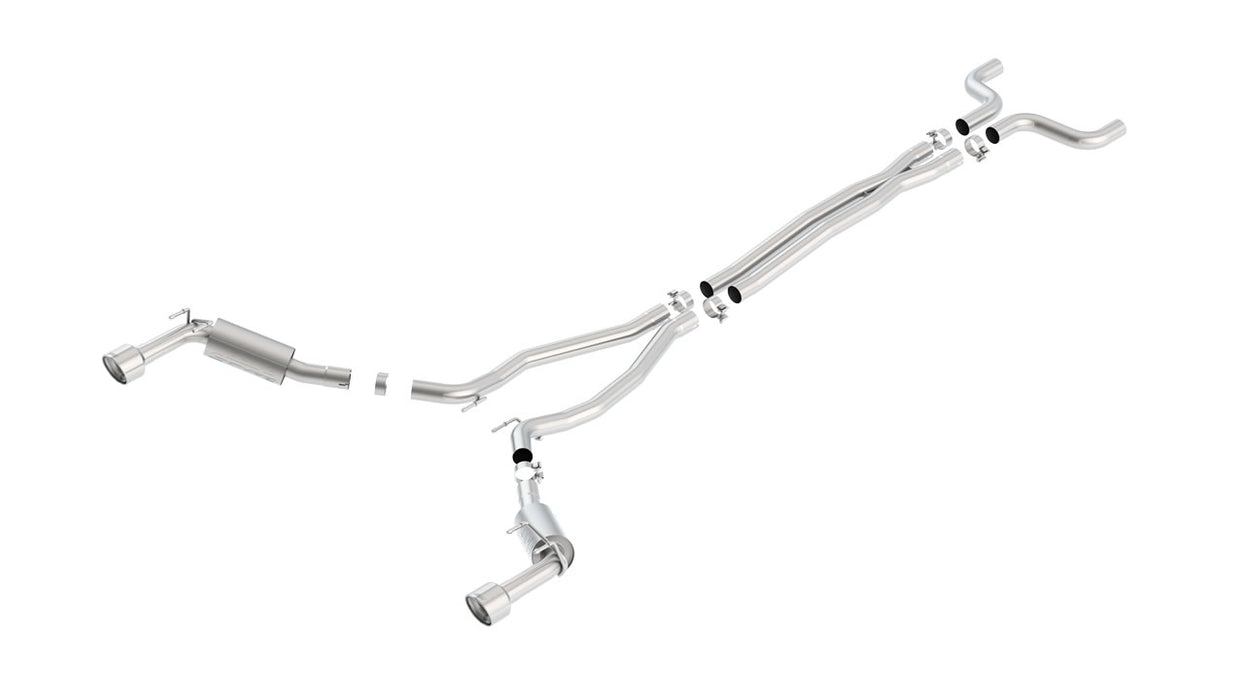Borla 140530 14-15 Chevy Camaro SS 6.2L V8 Single Split Rear Exit S-Type Catback Exhaust