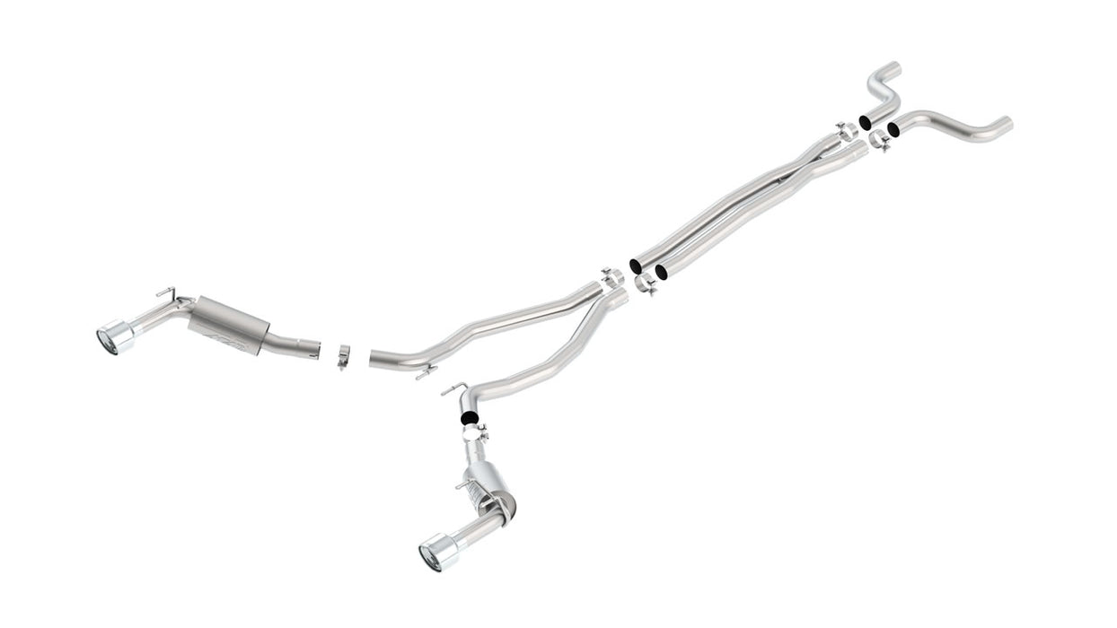 Borla 140532 14-15 Chevy Camaro SS 6.2L V8 Single Split Rear Exit ATAK Catback Exhaust