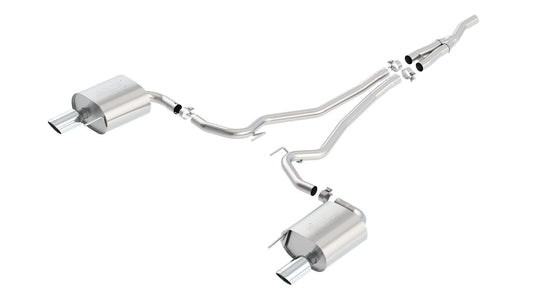 Borla 140585 Atak Cat Back 15-17 Ford Mustang 2.3L EcoBoost MT/AT 2.25in pipe 4in tip