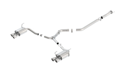 Borla 140595 15-16 Subaru WRX / STI 2.5L S-Type Cat-Back Exhaust Quad Rd RL Tips