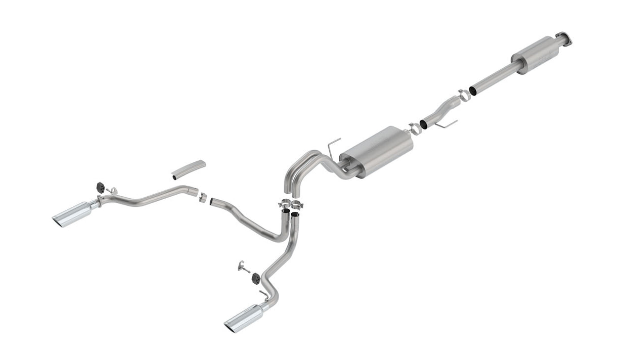 Borla 140615 15-16 Ford F-150 3.5L EcoBoost Ext. Cab Std. Bed Catback Exhaust S-Type Single Split Rear Exit