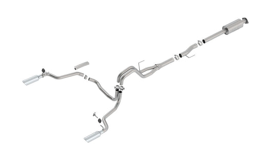 Borla 140616 15-16 Ford F-150 3.5L EcoBoost Ext. Cab Std. Bed Catback Exhaust ATAK Single Split Rear Exit
