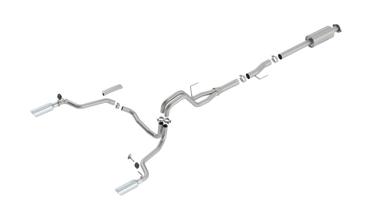 Borla 140616 15-16 Ford F-150 3.5L EcoBoost Ext. Cab Std. Bed Catback Exhaust ATAK Single Split Rear Exit