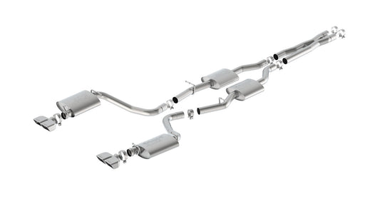 Borla 140627 15-16 Dodge Challenger R/T 5.7L Dual Rectangle Angle Cut Dual Split Rear Exit S-Type Exhaust