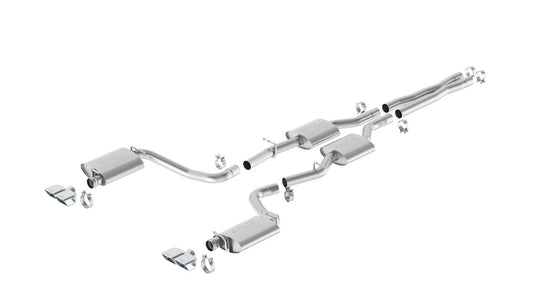Borla 140628 15-16 Dodge Challenger R/T 5.7L Dual Rectangle Angle Cut Dual Split Rear Exit ATAK Exhaust