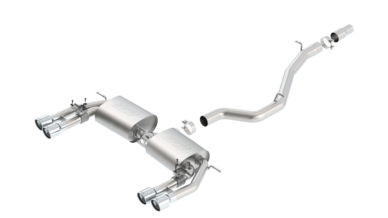 Borla 140631 13-15 Audi S3 S-Type Dual Round Rolled Catback Exhaust