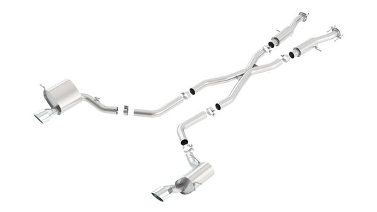 Borla 140633 2015 Jeep Grand Cherokee SRT8 ATAK Dual Round Rolled Exit Catback Exhaust