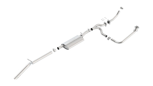Borla 140634 12-15 Jeep Wrangler 3.6L V6 Auto/Manual Trans Turndown Tip Dual Left Rear Exit Exhaust
