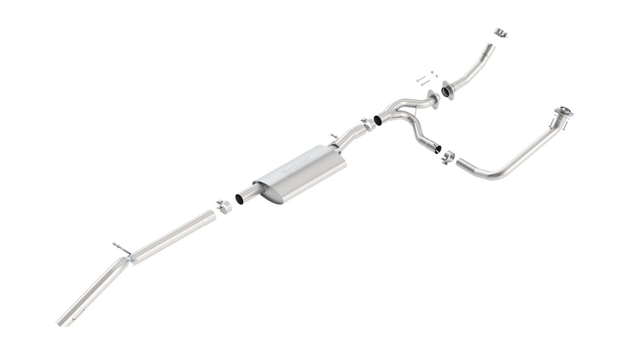Borla 140634 12-15 Jeep Wrangler 3.6L V6 Auto/Manual Trans Turndown Tip Dual Left Rear Exit Exhaust