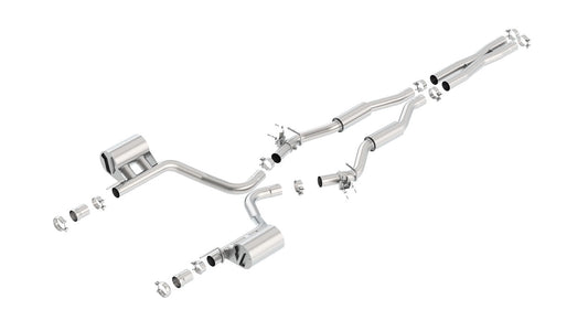 Borla 140640 2015 Dodge Challenger SRT/392 Hemi 6.4L V8 S-TYPE Catback Exhaust w/ Valves Factory Bezel