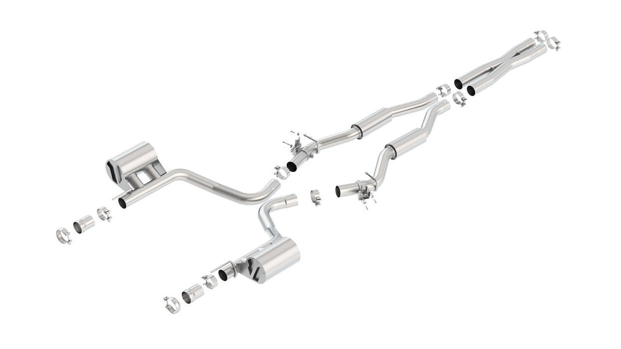 Borla 140640 2015 Dodge Challenger SRT/392 Hemi 6.4L V8 S-TYPE Catback Exhaust w/ Valves Factory Bezel