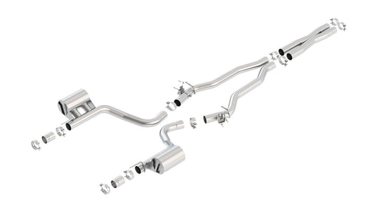 Borla 140646 2015 Dodge Challenger Hellcat 6.2L V8 ATAK Catback Exhaust No Tips Factory Valance
