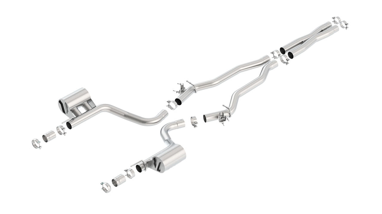 Borla 140648 15-16 Dodge Challenger Hellcat 6.2L V8 ATAK w/ Valve Simulator CB Exhaust Factory Valance