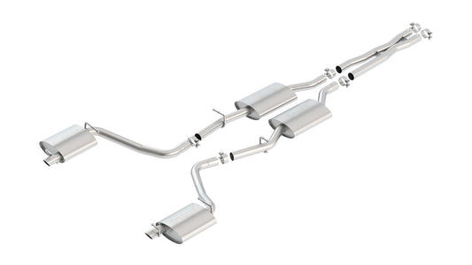 Borla 140649 2015 Dodge Challenger 3.6L V6 S-TYPE Catback Exhaust No Tips Factory Valance