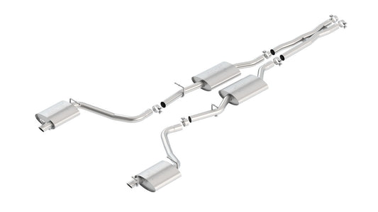 Borla 140650 2015 Dodge Challenger 3.6L V6 ATAK Catback Exhaust No Tips Factory Valance