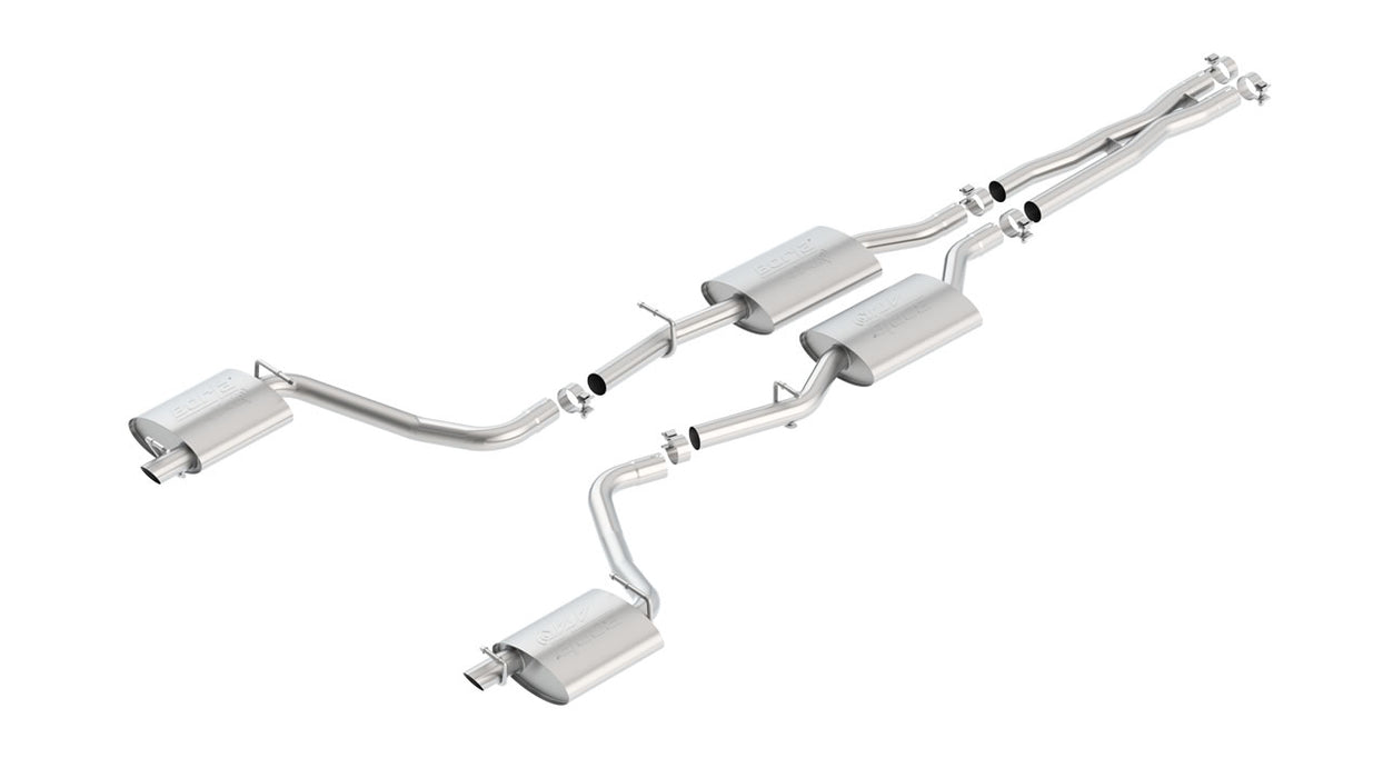 Borla 140650 2015 Dodge Challenger 3.6L V6 ATAK Catback Exhaust No Tips Factory Valance