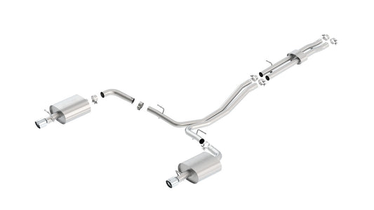 Borla 140656 12-15 Ford Explorer 3.5L EcoBoost Dual Split Rear Ext SS S-Type CB Exhaust