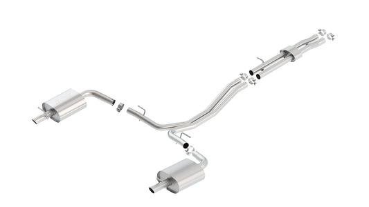Borla 140659 2016 Ford Explorer 3.5L EcoBoost Dual Split Rear Ext SS S-Type CB Exhaust (No Tips)