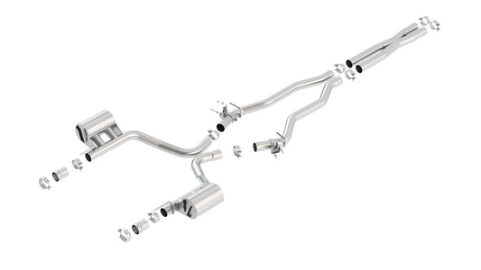 Borla 140672 15-16 Dodge Charger SRT 392 6.4L No Tip Single Split Rear Exit ATAK w/ Valves Exhaust