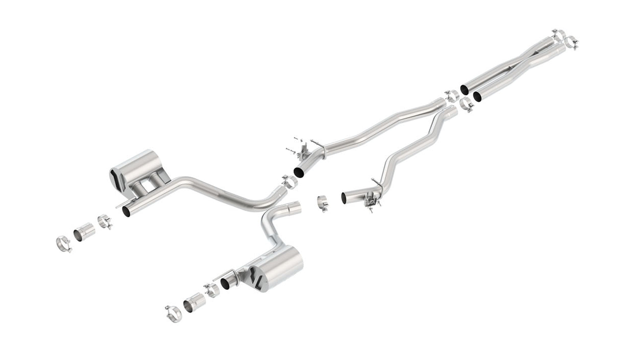 Borla 140675 2015-2022 Charger SRT 392 / Scat Pack 6.4L Atak Catback Exhaust Single Split Rear Exit