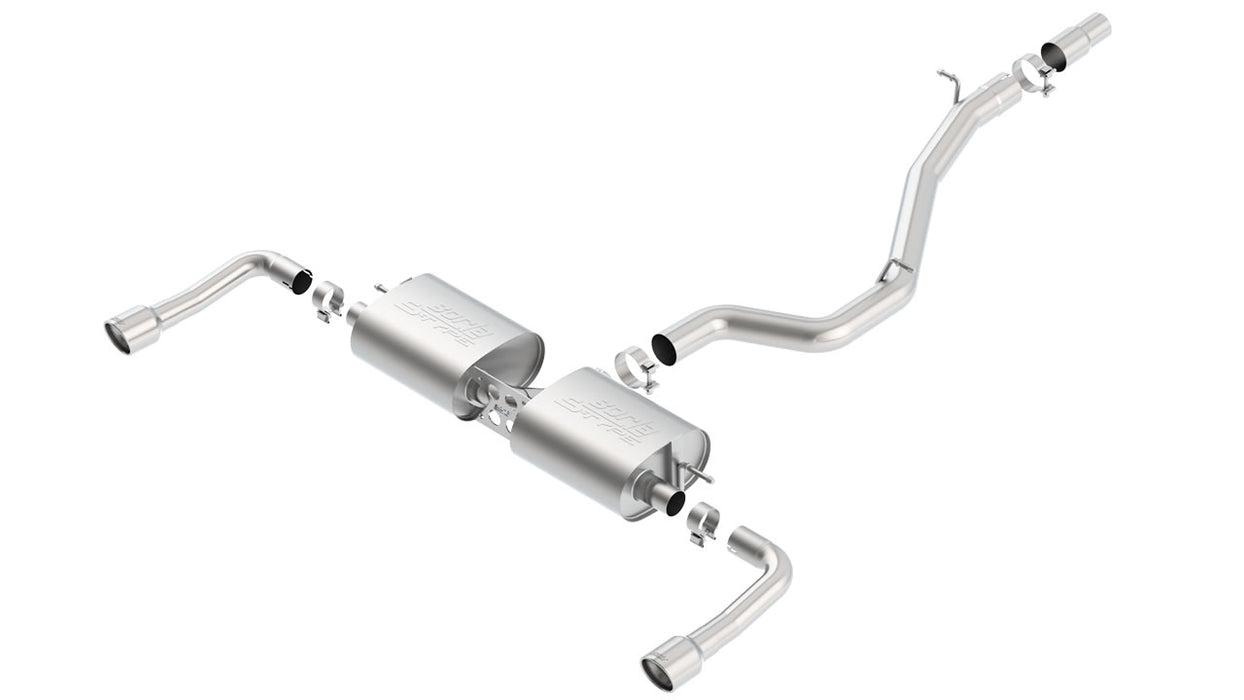 Borla 140682 14-16 Audi A3 Quattro 2.0L Turbo AT/MT RWD 4DR S-Type Cat-Back Exhaust Single Split Rear Exit