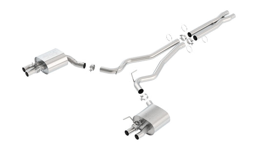 Borla 140684 15-16 Ford Mustang Shelby GT350 5.2L ATAK Cat Back Exhaust (Uses Factory Valence)