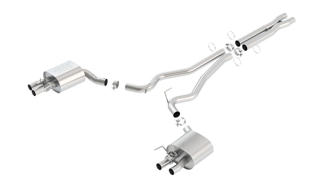Borla 140684 15-16 Ford Mustang Shelby GT350 5.2L ATAK Cat Back Exhaust (Uses Factory Valence)