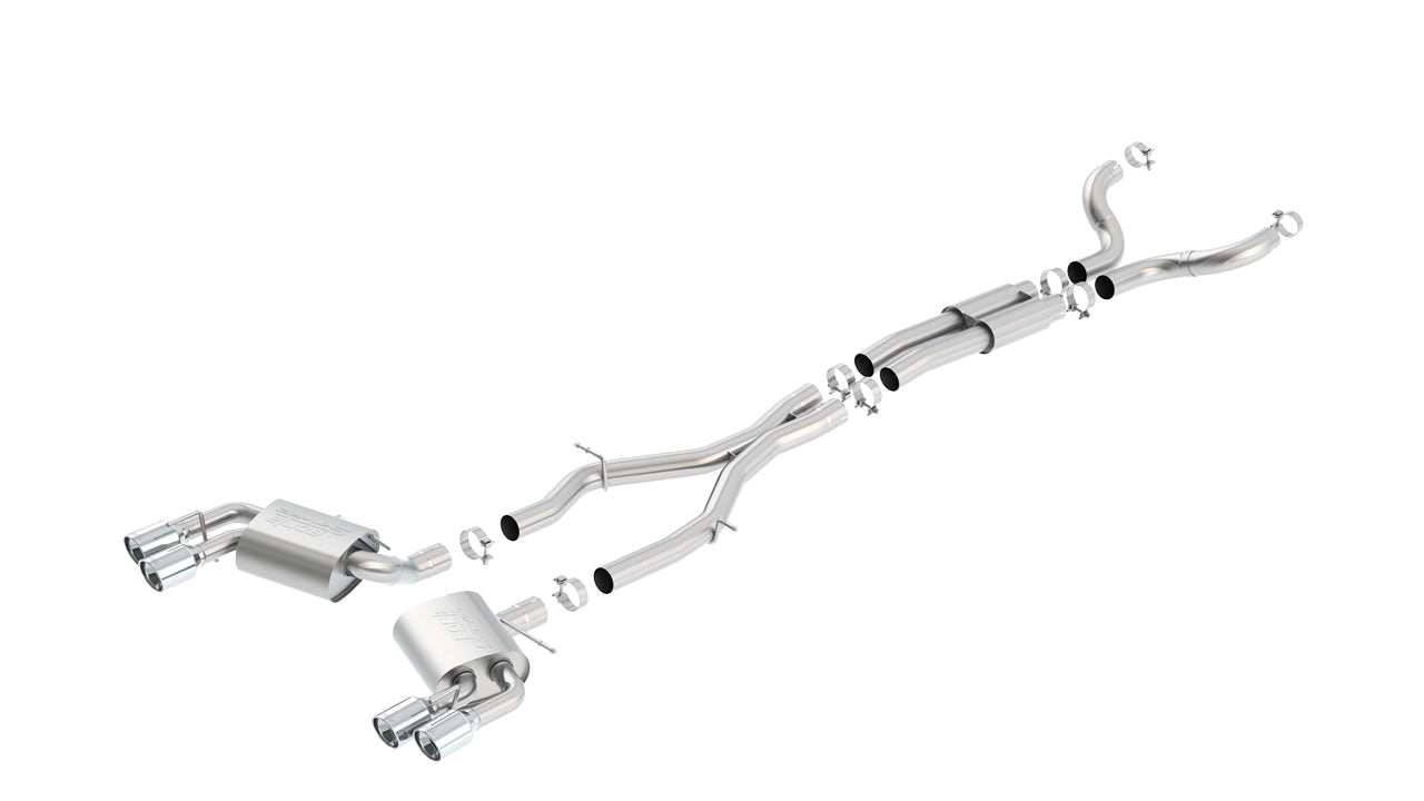 Borla 140687 16-17 Camaro SS 6.2L Dual Tip Dual Split Rear Exit Dual Mode Catback Exhaust (NPP)
