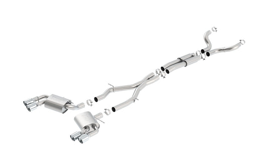 Borla 140687 16-17 Camaro SS 6.2L Dual Tip Dual Split Rear Exit Dual Mode Catback Exhaust (NPP)